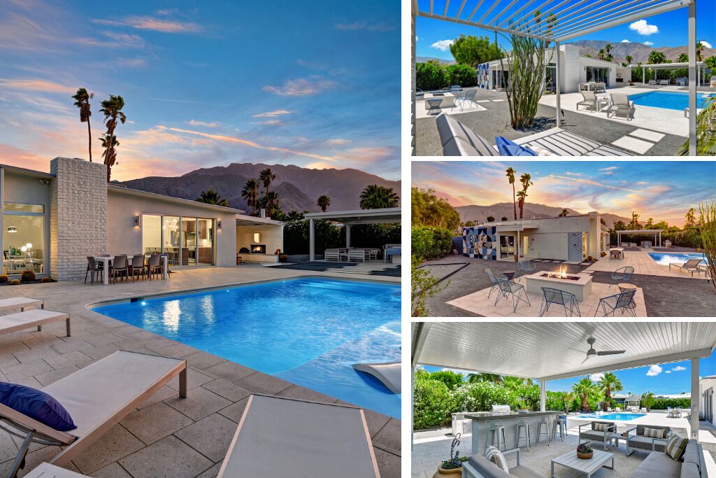 Luxe Palm Springs Oasis w/ Pool + Mountain Views