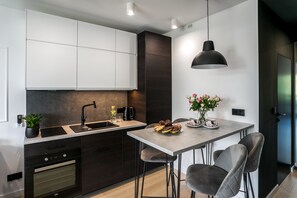 Private kitchenette - Barska 69 Apartaments (Kraków)