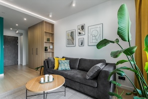Deluxe Apartment | Living room - Barska 69 Apartaments (Kraków)