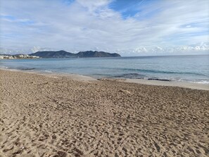 On the beach