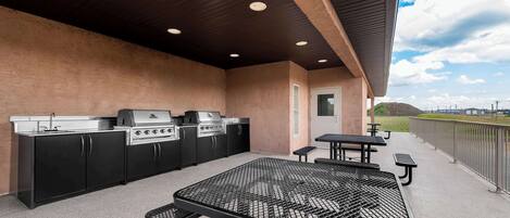 Aire de pique-nique/barbecue