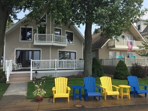 Terrace/patio - Lake Tippecanoe Lake House - Anchor Inn (Leesburg)