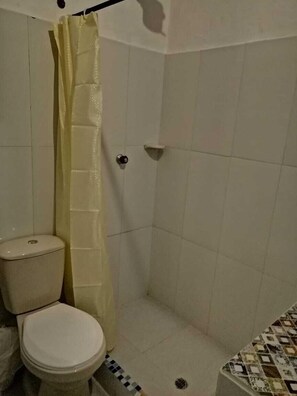 Shower, towels, soap, toilet paper - Hotel Villa Paz Villa De Leyva (Villa de leyva)