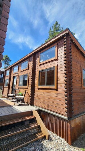 Chalet rustique (Fir) | Décor unique, ameublement unique, fer et planche à repasser