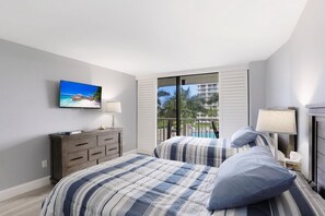 Condo, 1 King Bed with Sofa bed (Beachfront condo with heated pool, gy)