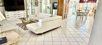 4 bedrooms home located on the deep water canal 13630 Garris Dr. Hudson Fl 34667