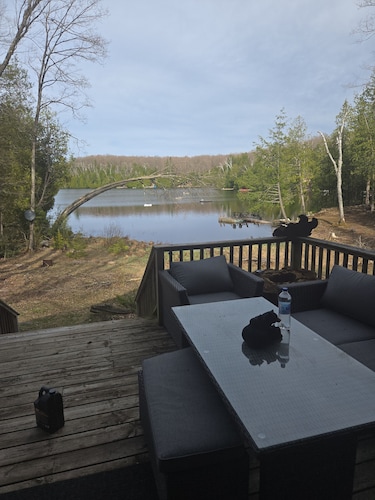 Lake Front Log Cabin