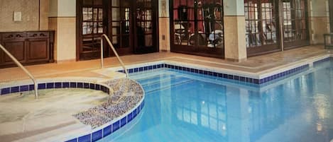 Indoor pool, a heated pool
