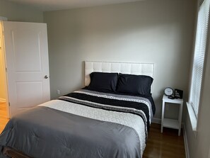 1 bedroom, travel cot, WiFi, bed sheets