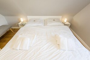 2 室のベッドルーム、WiFi、ベッドシーツ