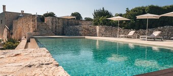 “Terra Fuoco e Acqua” with swimming pool near Ostuni and Cisternino, a few minutes from the most beautiful coasts of Puglia