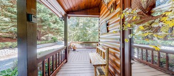 Cozy Wooded Retreat w/ WiFi, Putting Green, Foosball, Private Hot Tub & Views