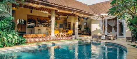 Vila Basic, 2 Tempat Tidur Queen | Kolam renang | Kolam renang outdoor