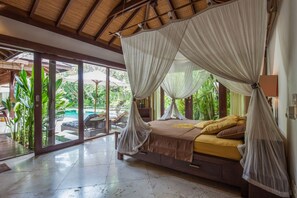 Basic Villa, Multiple Beds | 3 bedrooms, in-room safe, desk, laptop workspace - Villa Kiki (Seminyak)