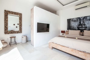 Basic-Villa, Mehrere Betten | 2 Schlafzimmer, Schreibtisch, laptopgeeigneter Arbeitsplatz