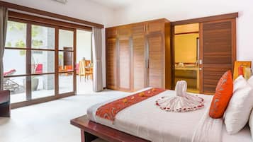 Perushuvila, useita sänkyjä | 3 makuuhuonetta, työpöytä, kannettavalle tietokoneelle sopiva työtila