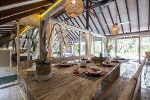 Basic Villa, Multiple Beds | Private kitchen | Fridge, microwave, oven, coffee/tea maker - Villa Bora Bora (Canggu)