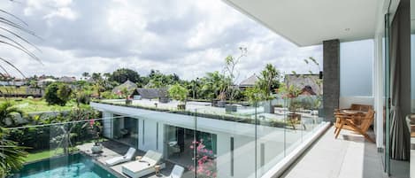 Villa Basic - flera sängar | Balkong