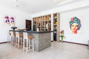 Basic Villa, Multiple Beds | Private kitchen | Fridge, microwave, stovetop, coffee/tea maker