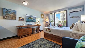 Desk, iron/ironing board, free WiFi, bed sheets