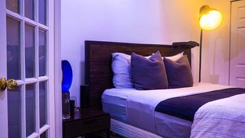 2 bedrooms, iron/ironing board, travel crib, free WiFi