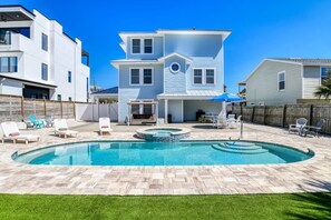 Una piscina riscaldata