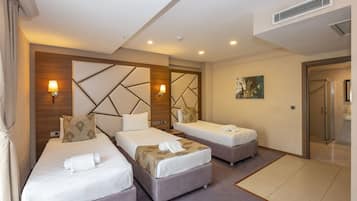 Minibar, bureau, chambres insonorisées, Wi-Fi gratuit