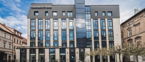 Façana frontal de l'allotjament