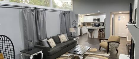Smart TV, fireplace, offices