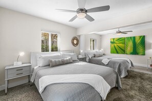 4 bedrooms, iron/ironing board, free WiFi, bed sheets