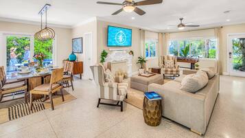 Smart TV, futbolito, tenis de mesa y estéreo