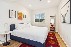 4 bedrooms, iron/ironing board, travel crib, WiFi