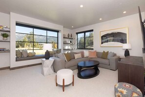 TV, fireplace, stereo, offices