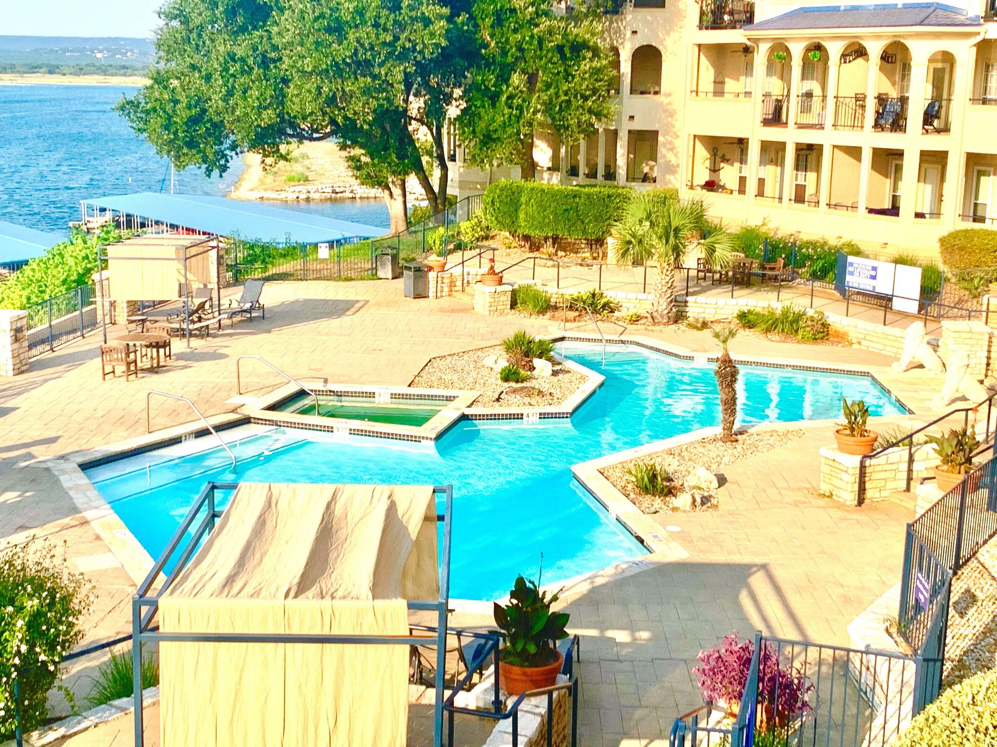Indoor pool, outdoor pool