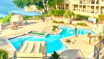 Indoor pool, outdoor pool