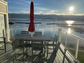 Outdoor dining - Bayfield on the Lake - Waterfront Condo Downtown #302 (Bayfield)
