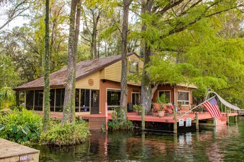 View of house from the river. 