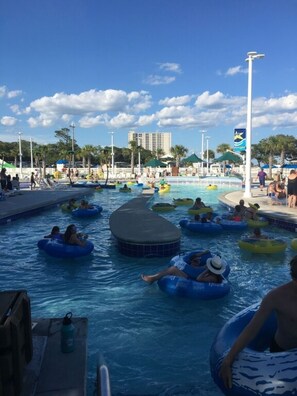 Indoor pool, outdoor pool - ^^Super Clean, Well Equipped Beach House w/Partial Oceanview, Golf Cart, WiFi^^ (Myrtle Beach)