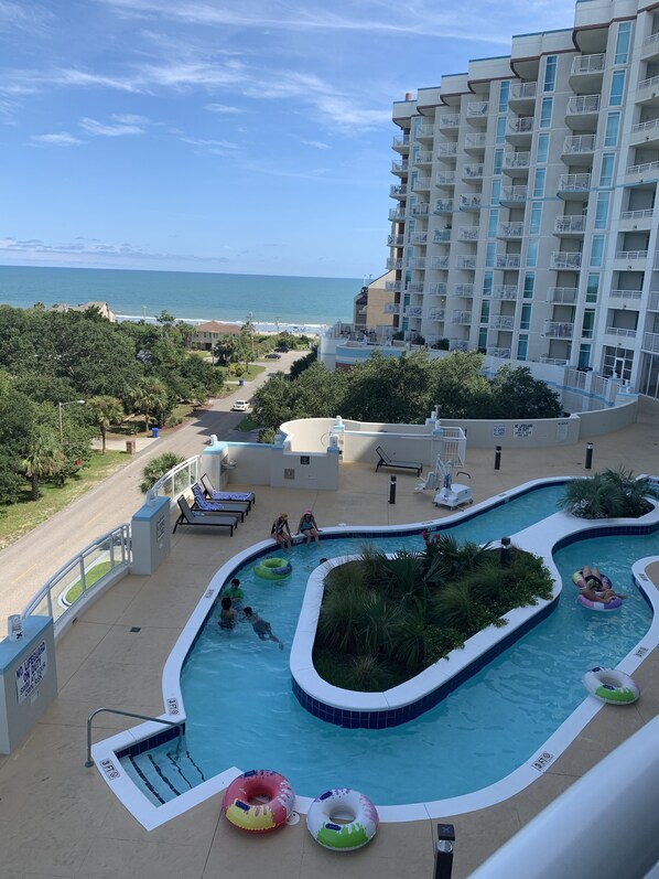 Indoor pool, outdoor pool - Fabulous Ocean Views - Resort Amenities - 2 bedrooms, 2 bathrooms, sleeps 8 (Myrtle Beach)