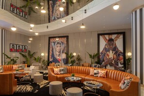 Sitteområde i lobbyen