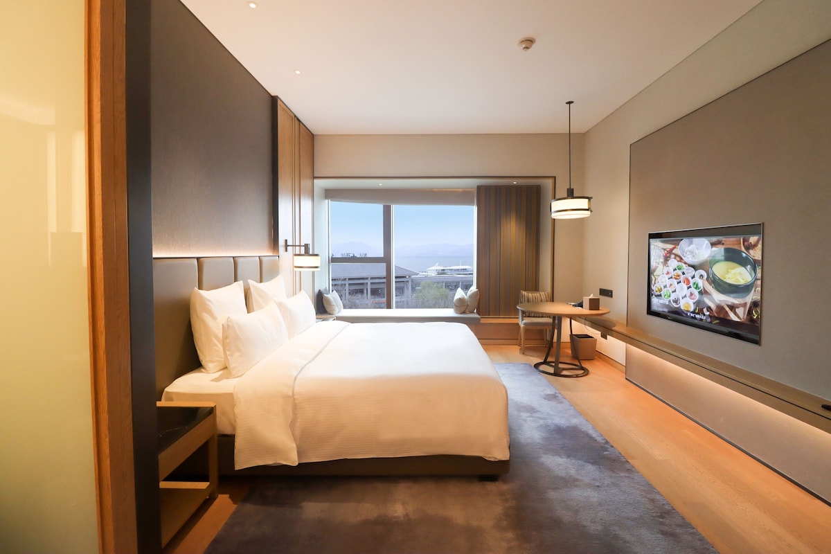 Hypo-allergenic bedding available, minibar, desk