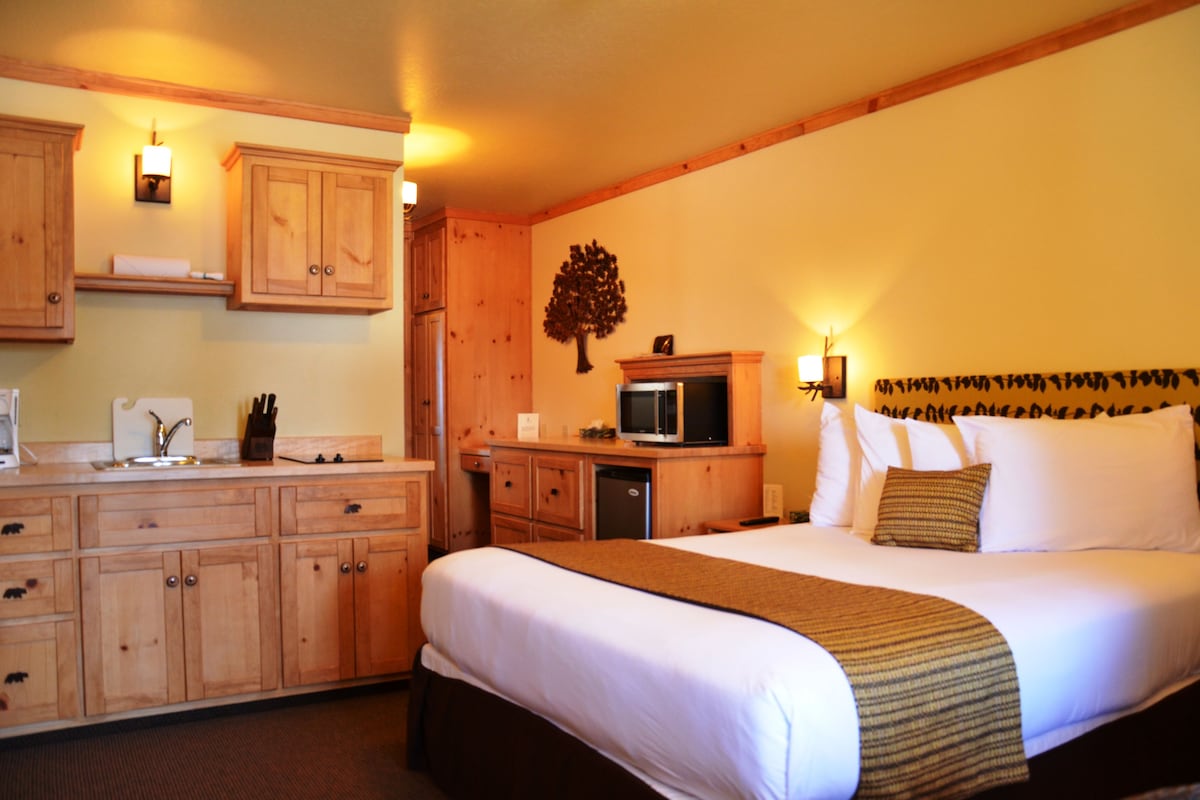 Superior appartement, en-suite badkamer, uitzicht op meer (Kitchenette 26-28) | Wifi