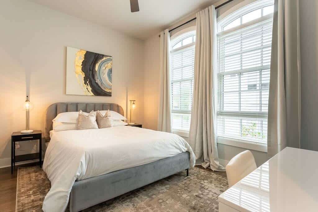 4 bedrooms, iron/ironing board, travel cot, WiFi