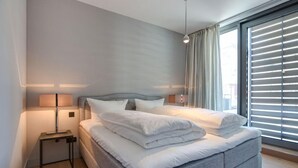 1 室のベッドルーム、WiFi、ベッドシーツ