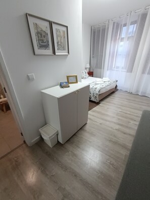 1 makuuhuone, silitysrauta/-lauta, ilmainen Wi-Fi, vuodevaatteet