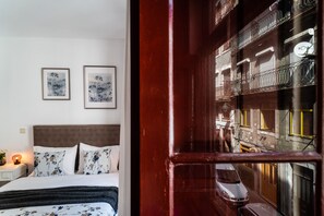 1 Schlafzimmer, Bügeleisen/Bügelbrett, kostenloses WLAN, Bettwäsche