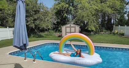 Private Heated Pool • Big 4BR for Families & Groups — 15 Min to Beach & Newport