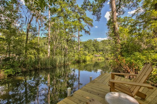 Watch the Manatees Swim by from This Peaceful Retreat with a Private Dock