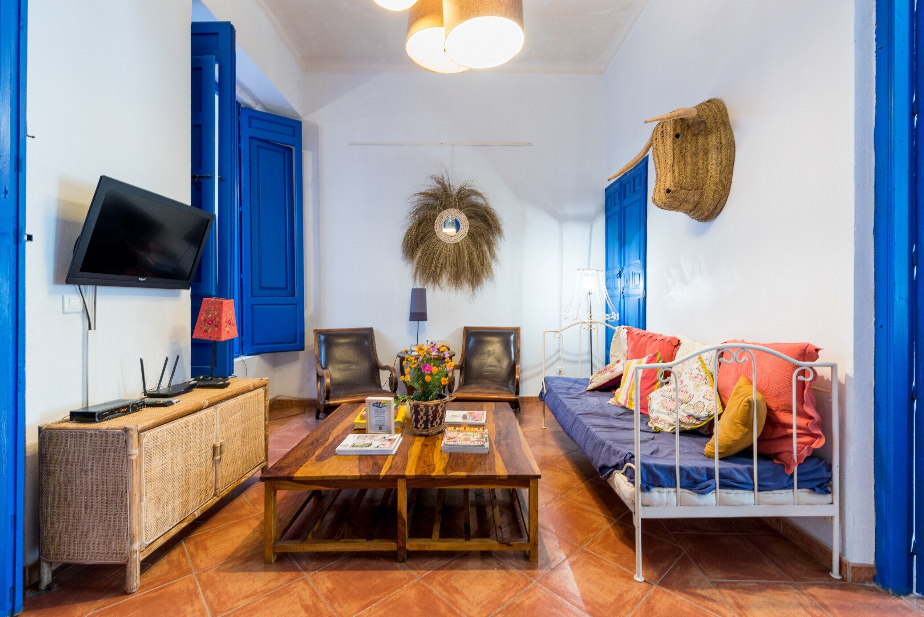 TV, DVD player, stereo