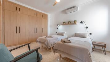 3 dormitorios, tabla de planchar con plancha, wifi gratis y ropa de cama